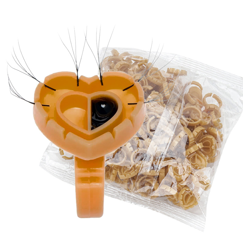 Eyelash Extension Jakarta - 500PCS Glue Rings for Lash Extension