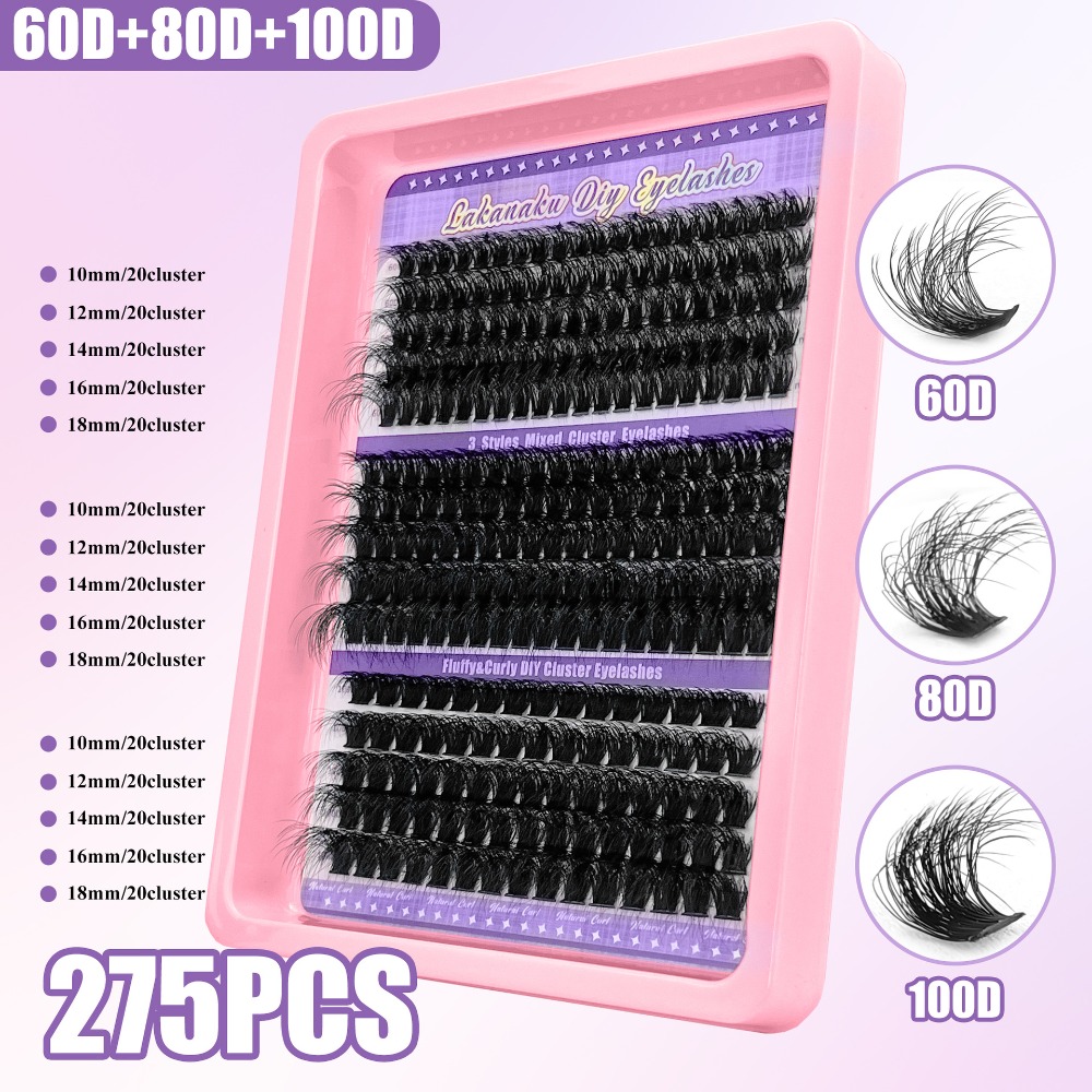 Eyelash Extension Volume Styles - 9-16mm Length False Eyelashes Natural Look