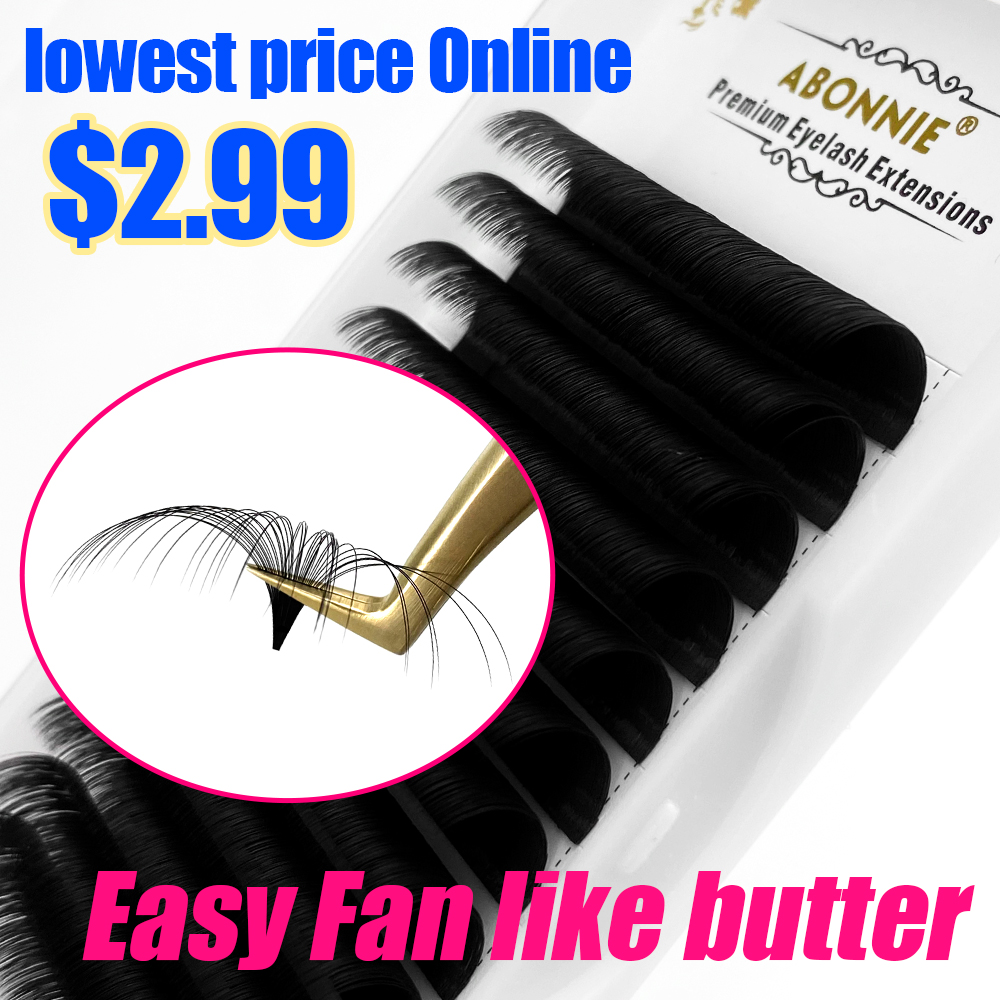 Mega Volume Lash - Abonnie 0.03-0.10mm Easy Fan Lashes Mega