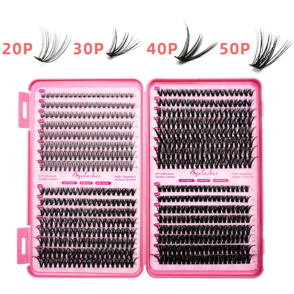 Eyelash Extension Volume Styles - Natural Look False Eyelashes 3D Volume