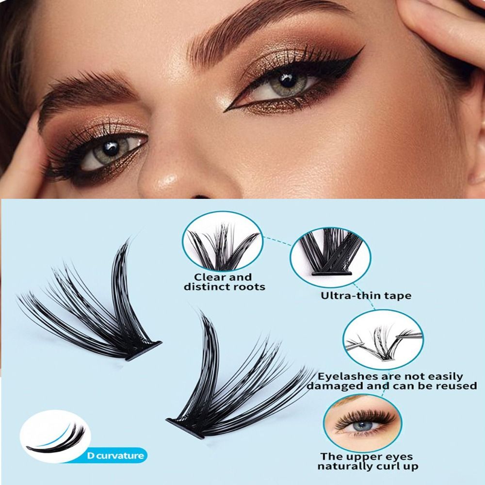 Natural Look False Eyelashes W - Eyelash Extension Volume Styles recension och pris
