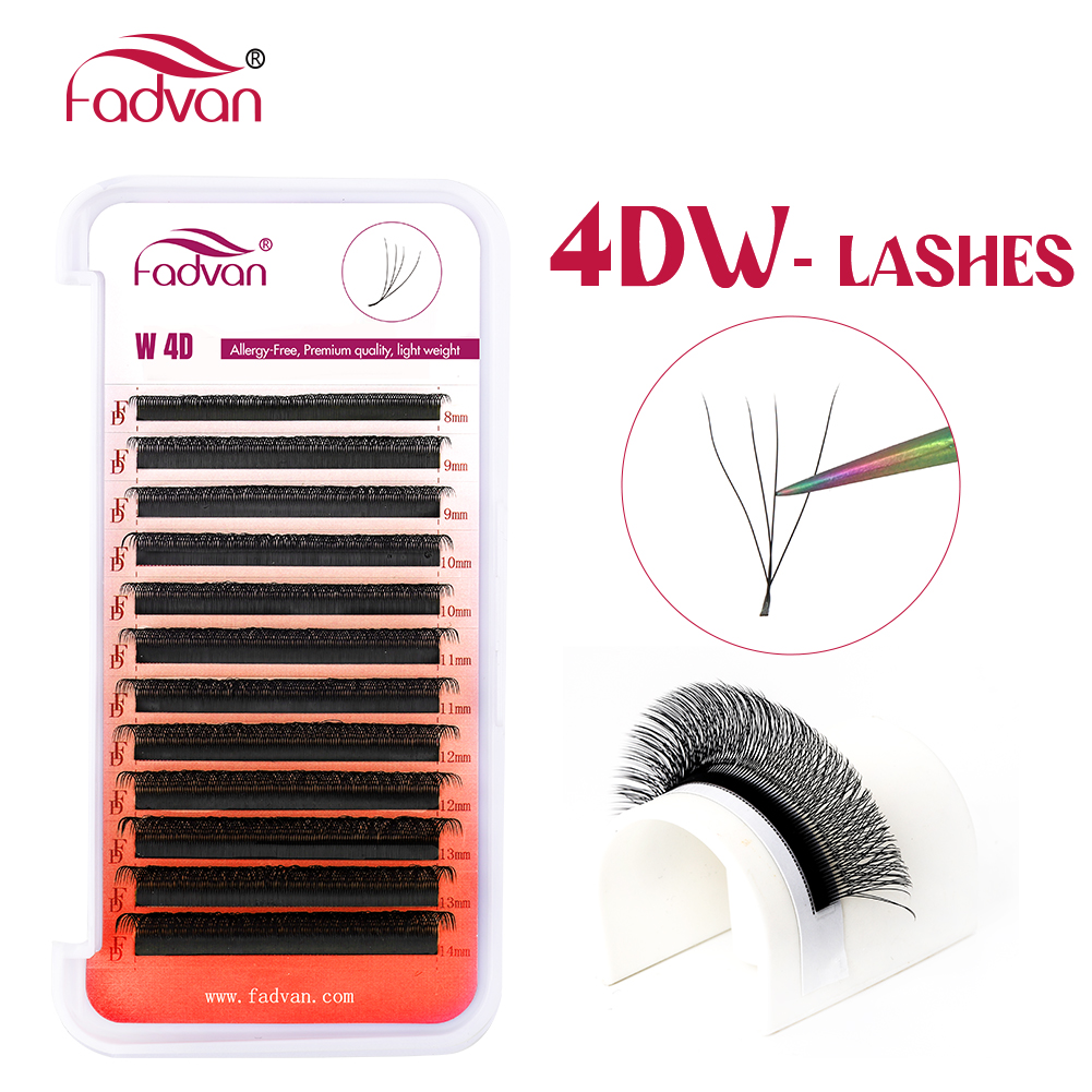 FADVAN 4D W Shape Premade Volu - Eyelash Extension Volume Styles recension och pris