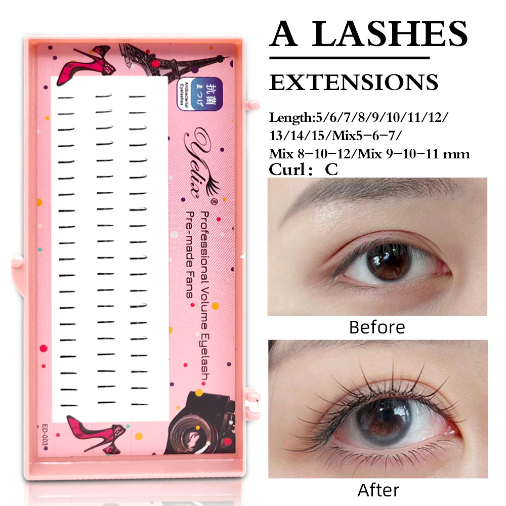 Yelix Natural Soft Individual  - Lashes Eyelash Extension recension och pris
