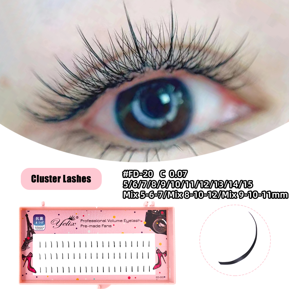 Yelix Natural Soft Individual  - Lashes Eyelash Extension recension och pris