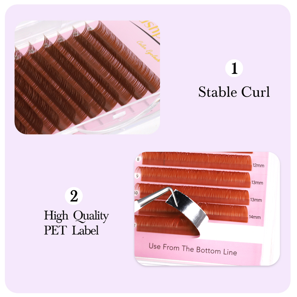 0.05 0.07 Light/Medium/Dark Br - Eyelash Extension Jakarta recension och pris