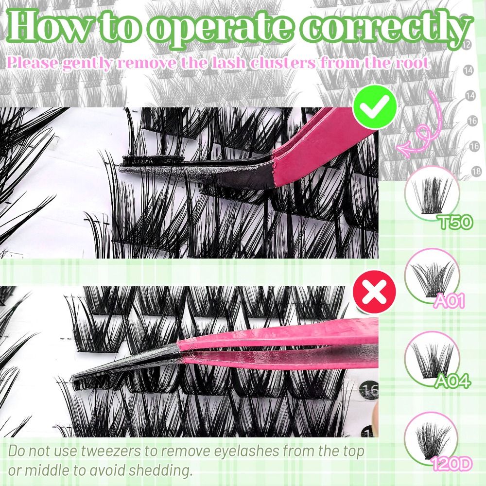 Natural Look False Eyelashes B - Lashes Eyelash Extension recension och pris