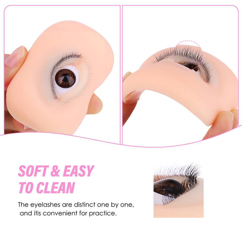 1/3 Layers Lashes Reusable Man - Eyelash Extension Doll Eye recension och pris