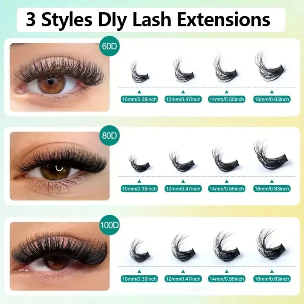 Natural Look False Eyelashes B - Lashes Eyelash Extension recension och pris