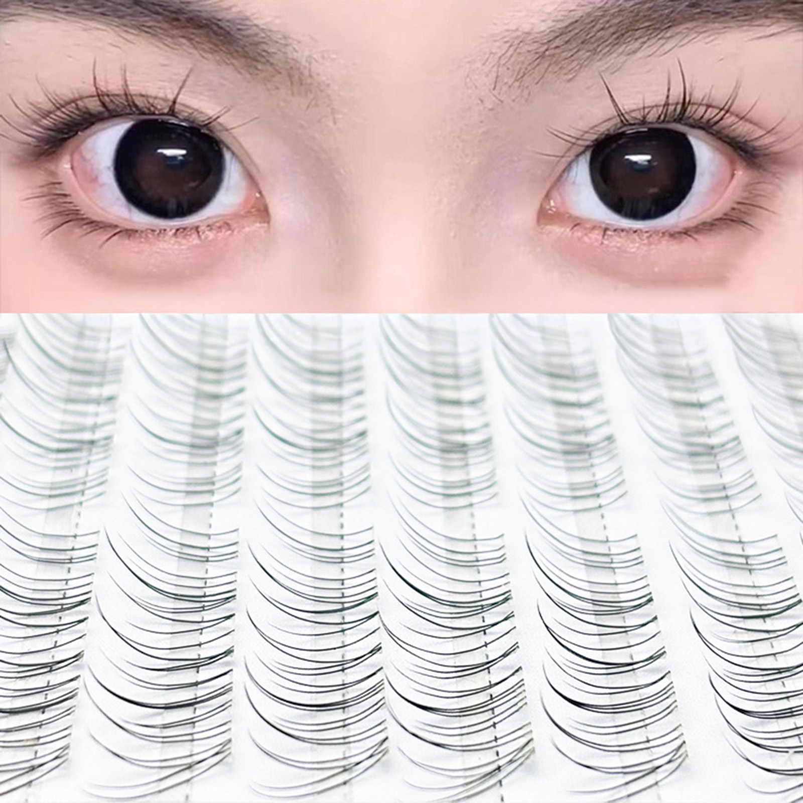 Korean Style False Eyelashes B - Eyelash Extension Volume Styles recension och pris