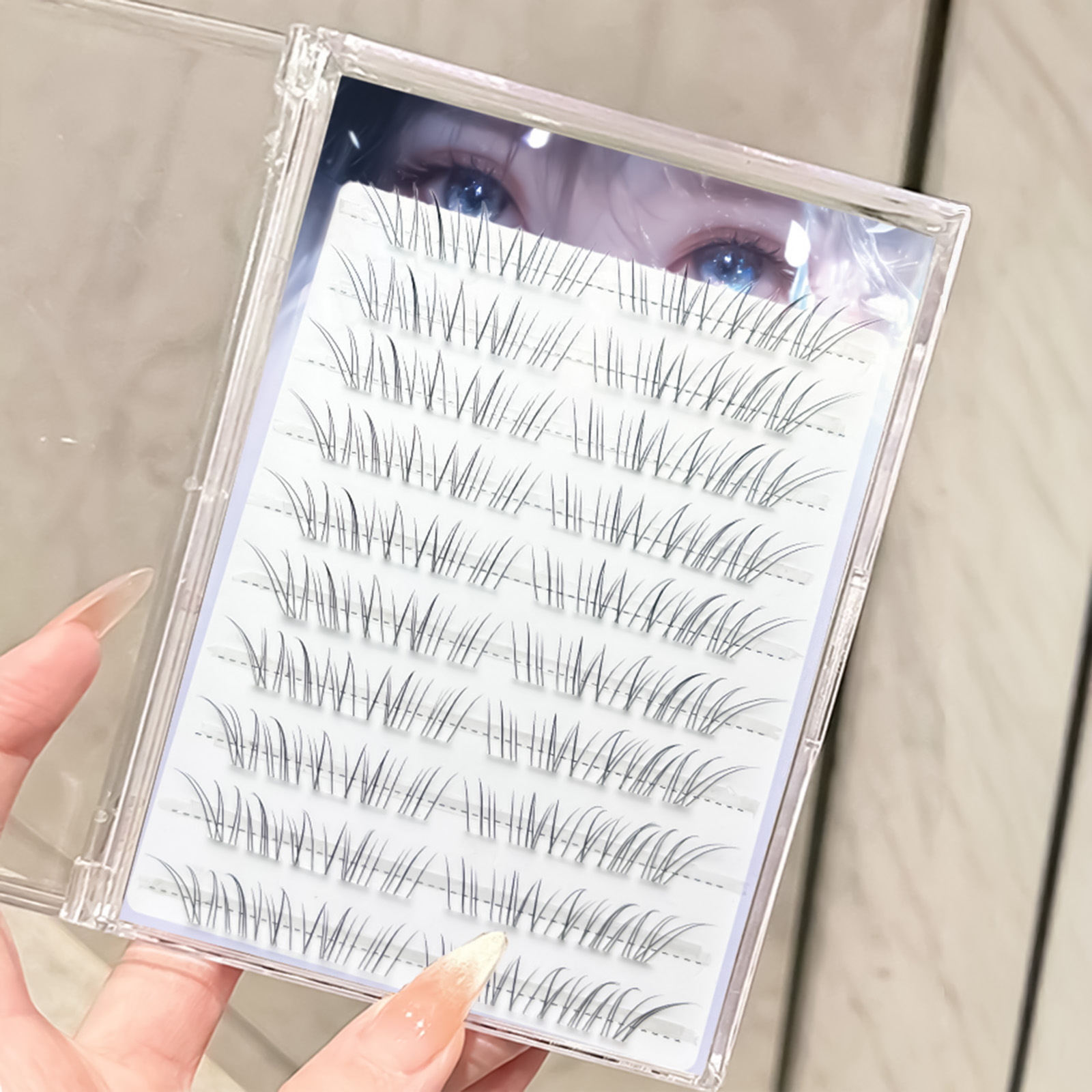 Korean Style False Eyelashes B - Eyelash Extension Volume Styles recension och pris