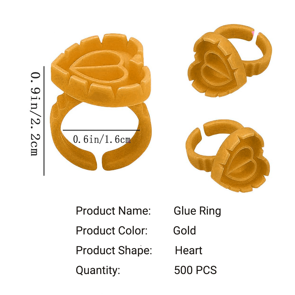 500PCS Glue Rings for Lash Ext - Eyelash Extension Jakarta recension och pris
