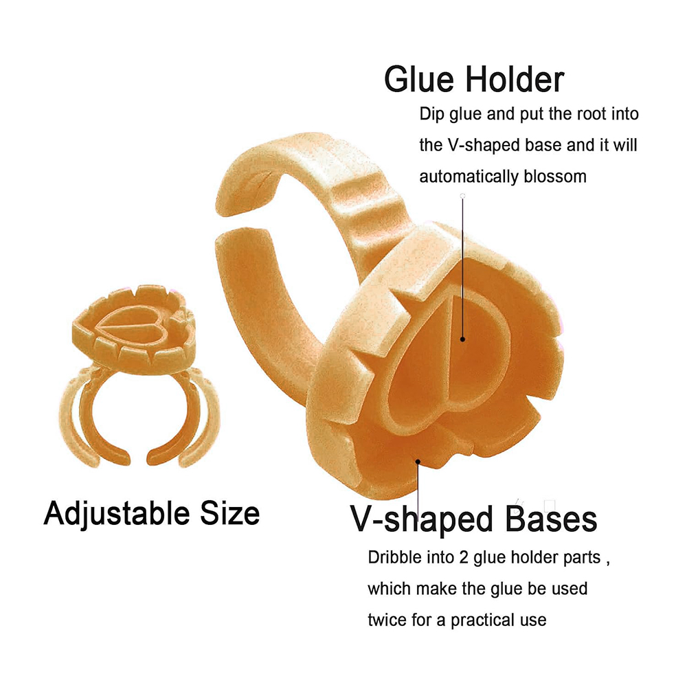 500PCS Glue Rings for Lash Ext - Eyelash Extension Jakarta recension och pris