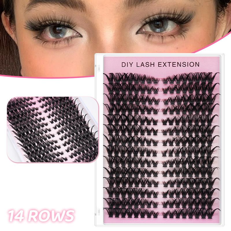 20pcs DIY False Eyelash Extens - Lashes Eyelash Extension recension och pris