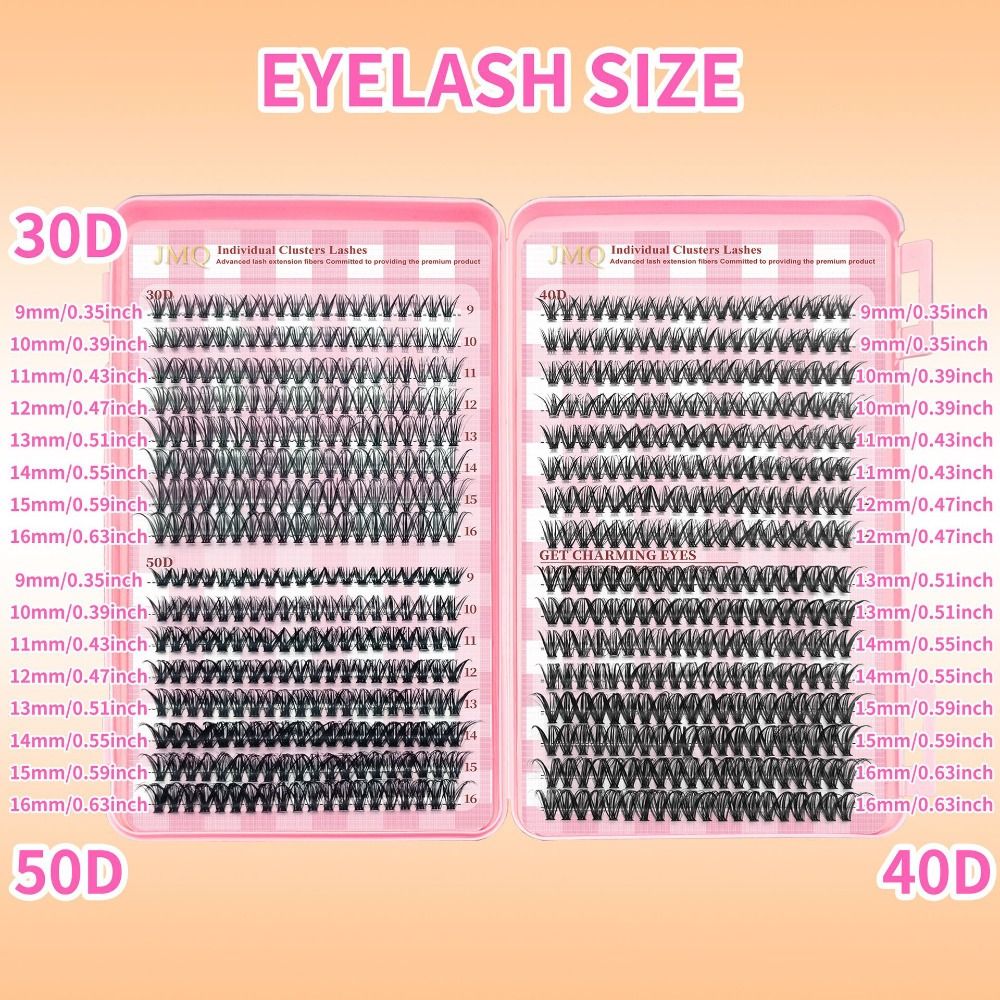 9-16mm Length False Eyelashes  - Eyelash Extension Volume Styles recension och pris