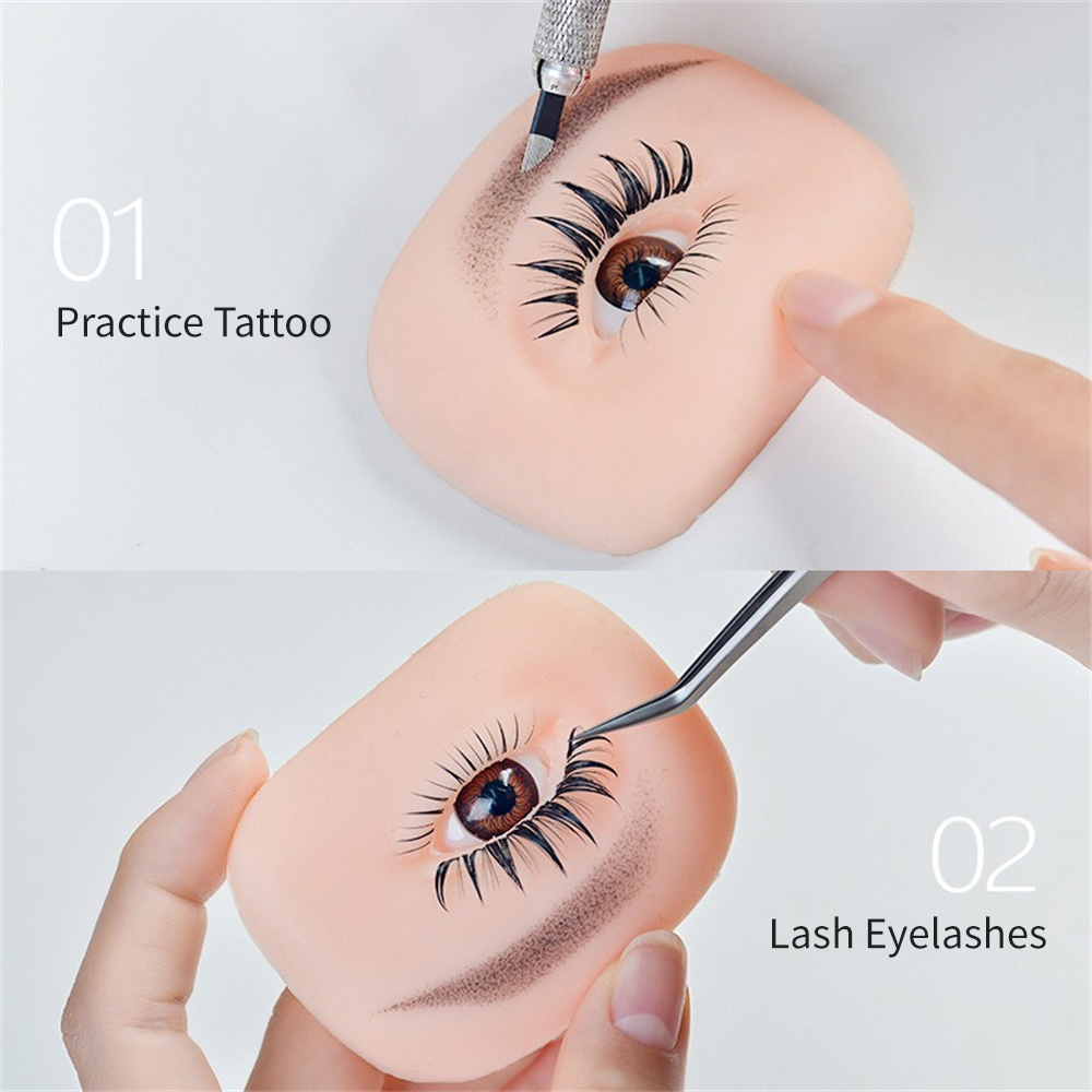 Eyelash Extension Practice Man - Eyelash Extension Doll Eye recension och pris