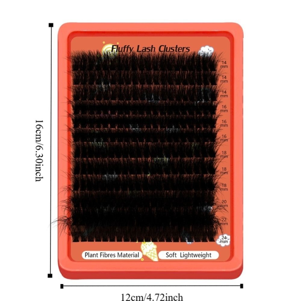 100D False Eyelashes Wispy Sty - Eyelash Extension Volume Styles recension och pris