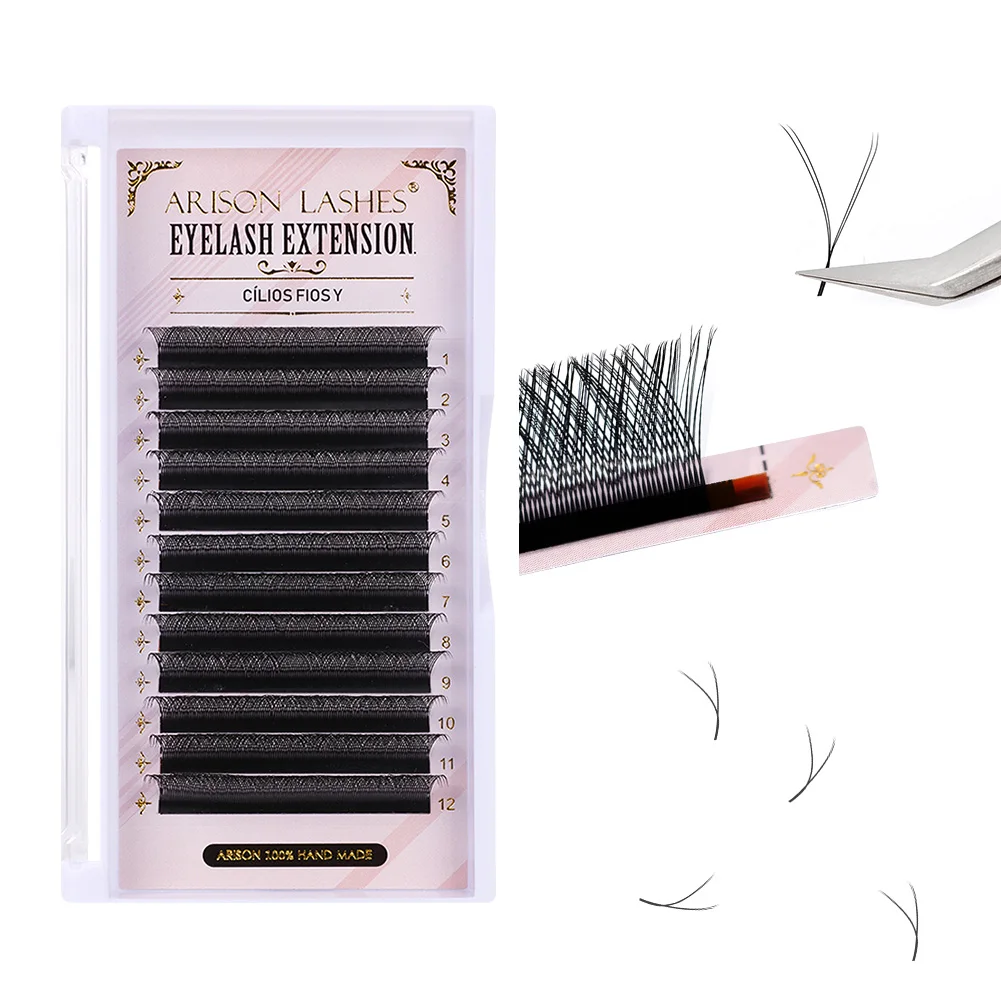 ARISON 10 Boxes Volume Eyelash - Eyelash Extension Volume Styles recension och pris