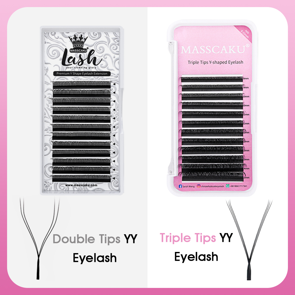 Hot Selling Masscaku YY Shape  - Eyelash Extension Volume Styles recension och pris