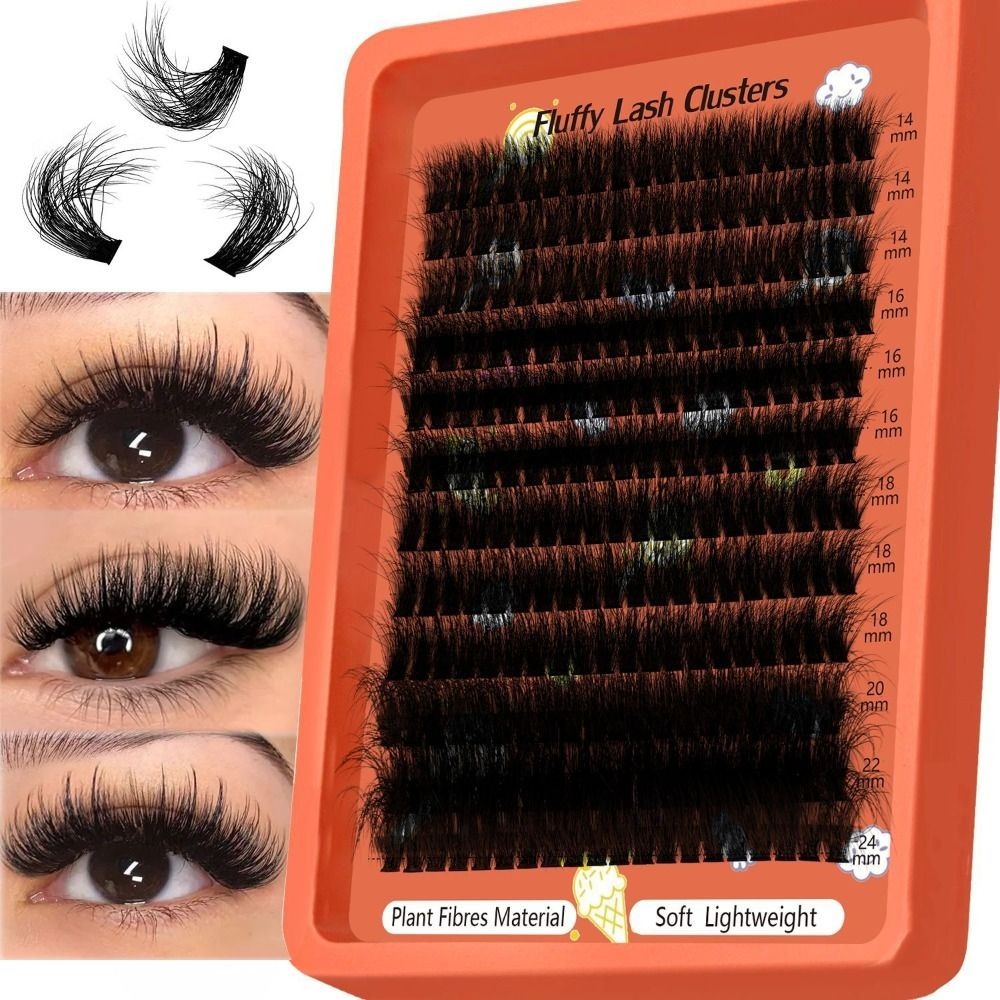 100D False Eyelashes Wispy Sty - Eyelash Extension Volume Styles recension och pris