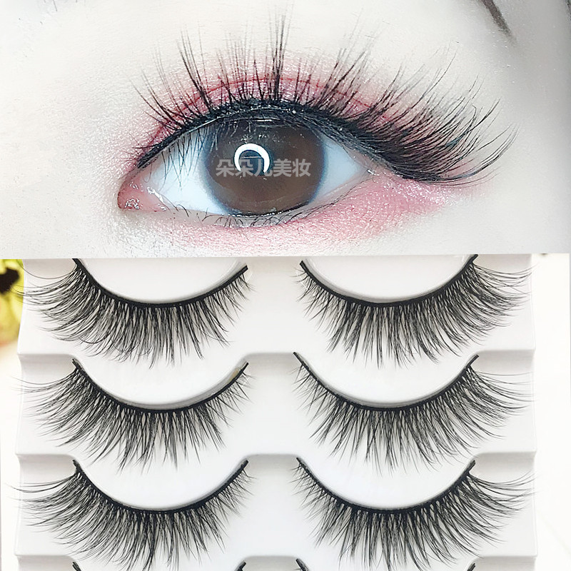 New 5 pairs of soft and thick  - Eyelash Extension Doll Eye recension och pris