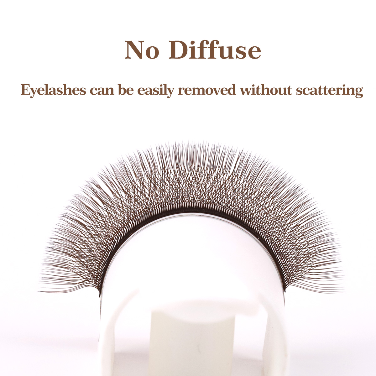 Lashprofessor Brown 4D W Shape - Eyelash Extension Volume Styles recension och pris