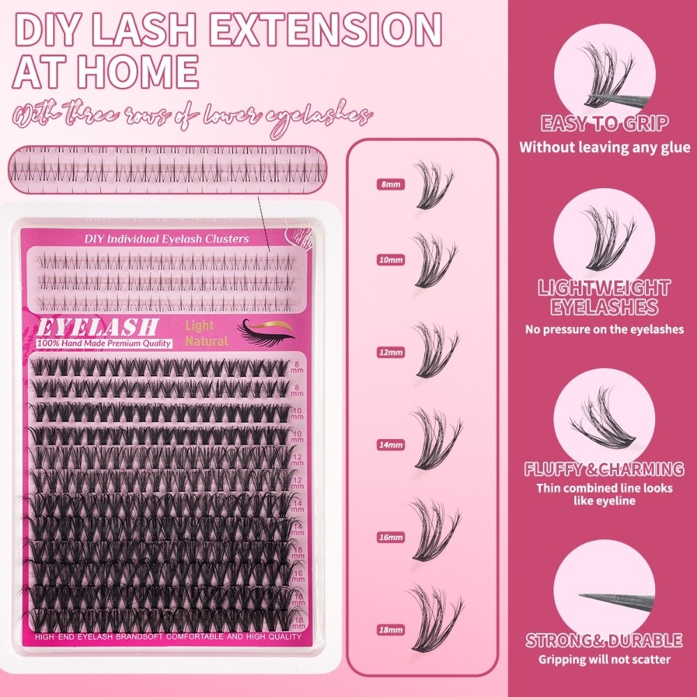 8-18mm Length False Eyelashes  - Lashes Eyelash Extension recension och pris