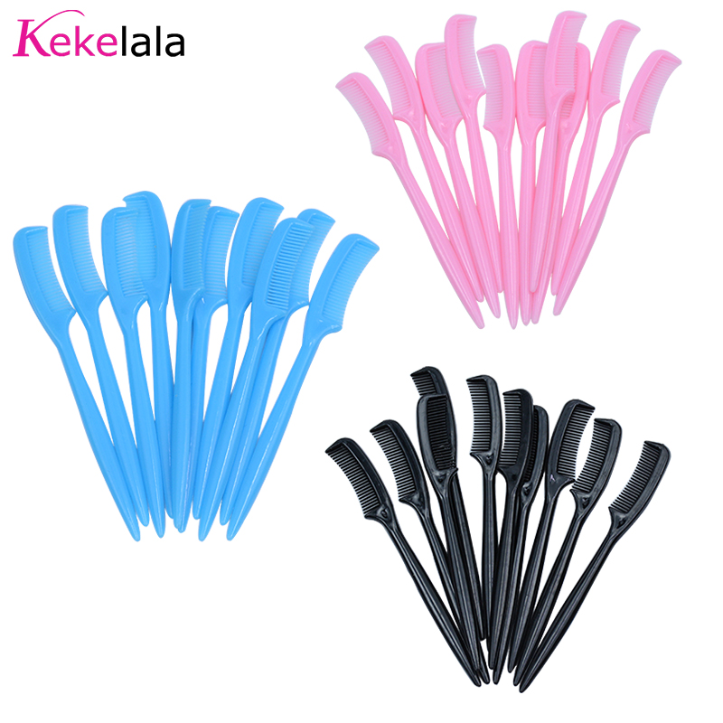 10Pcs Mini Eyelash Combs Small - Eyelash Extension Doll Eye recension och pris