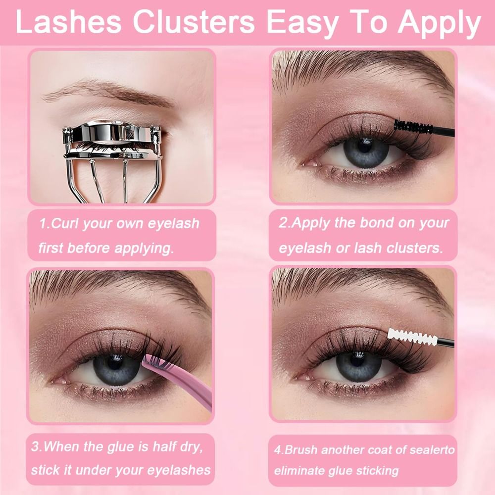 Natural Look False Eyelashes 3 - Eyelash Extension Volume Styles recension och pris