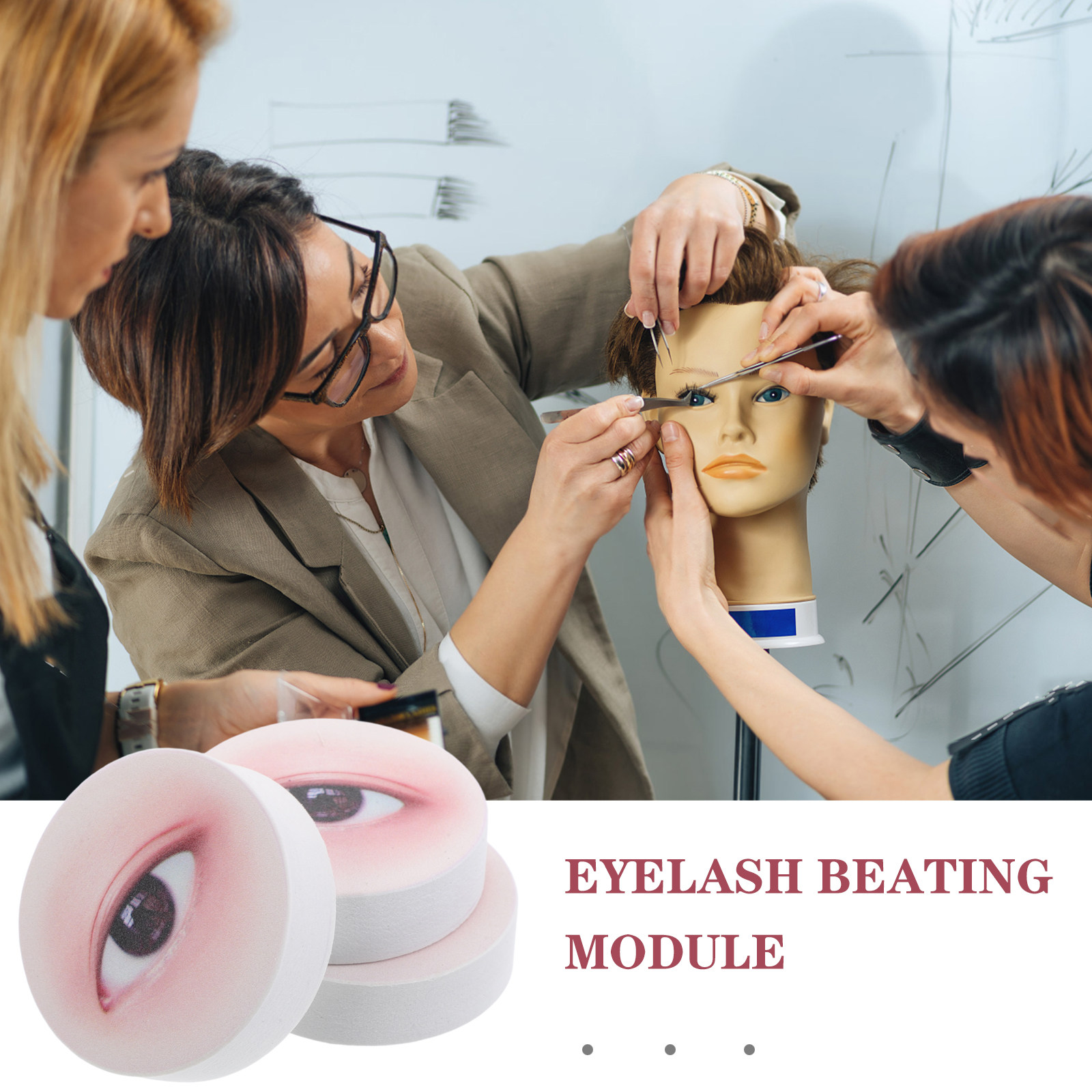 3Pcs Lash Extension Practice B - Lashes Eyelash Extension recension och pris