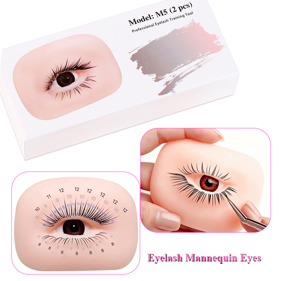 3 Layers Lashes Eyes Model Eye - Eyelash Extension Doll Eye recension och pris