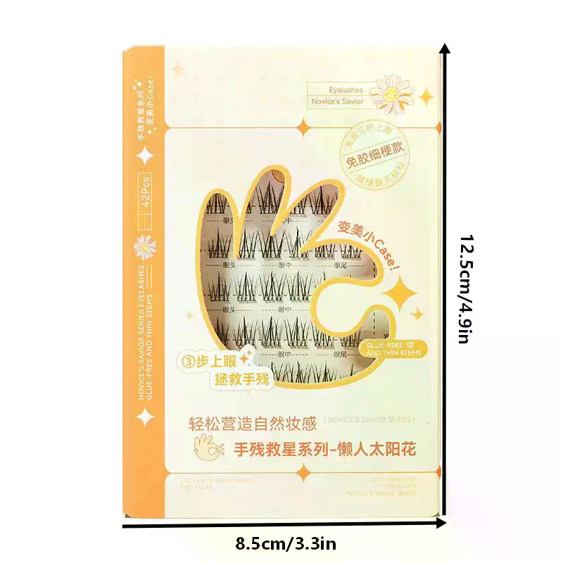 7 Rows Self-Adhesive Eyelashes - Lashes Eyelash Extension recension och pris